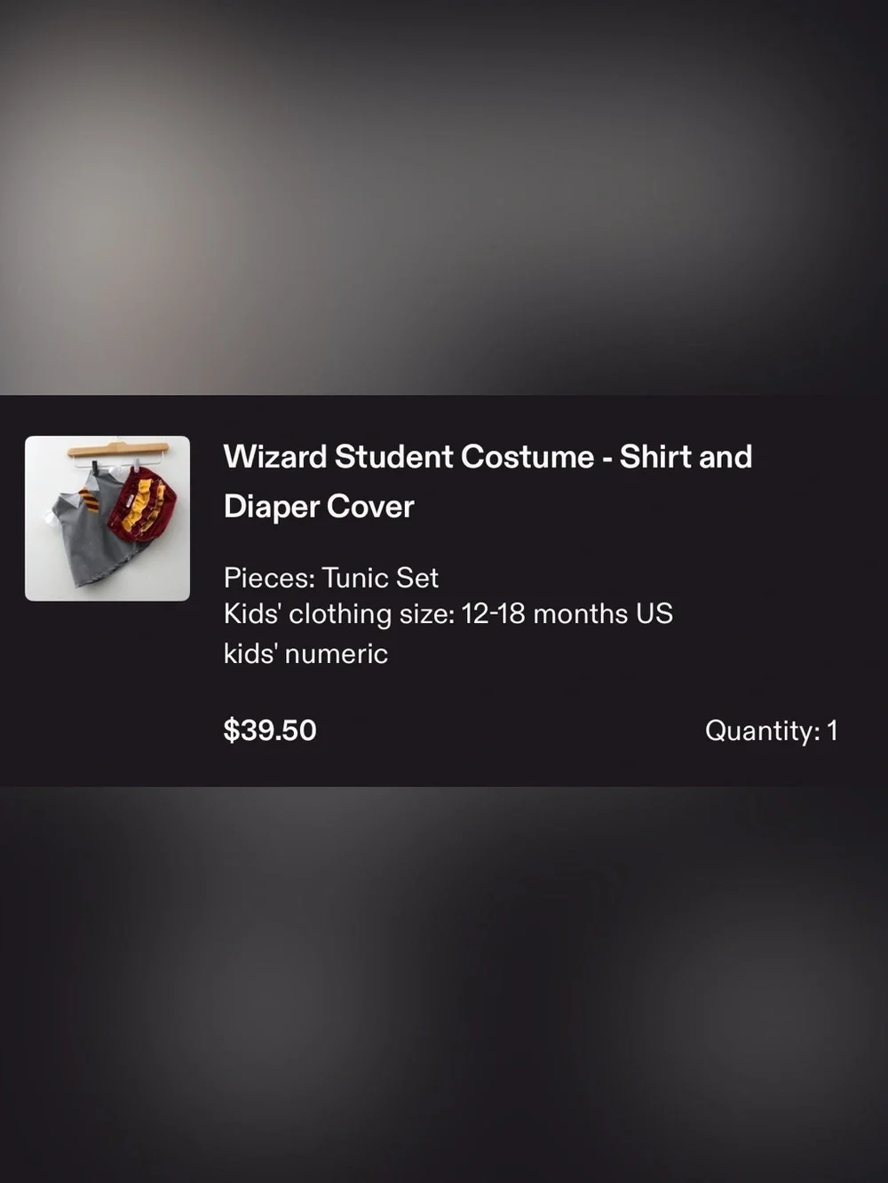 Baby Harry Potter Set